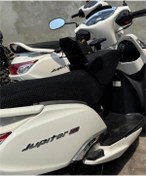 Resim TVS JUPİTER Motosiklet Çocuk Koltuğu, Emniyet Kemerli, Siyah Deri, Kollu, 2-8 Yaş Arası, Hediyeli 