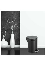 Resim 5 Lt Pedallı Çöp Kovası Siyah 