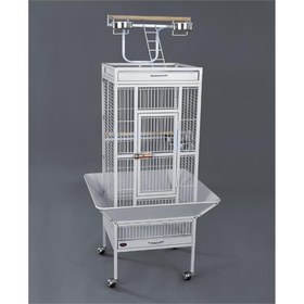 Resim Dayang Papağan Kafes Ayaklı 45.7x45.7x156cm Beyaz 