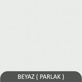 Resim 2 Lİ RAF SET ( 80 - 60 ) BEYAZ ( PARLAK ) 