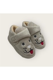 Resim şeker shoes Sevimli Hayvanlar Cırtlı Kaydırmaz Taban Kreş Ev Okul Ayakkabısı Bebek Çocuk Panduf Ev Botu 