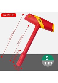 Resim Chuangyinshop La623701 Sku Laoa Yalıtımlı Enjeksiyon Kalıplı T Şekilli Soket Anahtarı Elektrikçi Özel Manuel Takım 