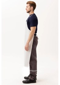 Resim Yucca Long Önlük Askılı, Dayanıklı Ve Şık Mutfak Önlüğü Beyaz 