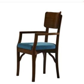 Resim Bengimobilya Sandalye Zus170 Ahşap Sırtlık Model Kayın Retro Iskelet Ceviz Ren 