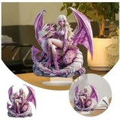 Resim Ulzyvf Yatak Süs Peri Oturma Odası Mor Ev Ejderha Cafe Bohemian Akrilik Ud 