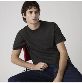 Resim Levis Essential Pocket Tee Siyah Erkek T-shirt 005h0-0039 Siyah 