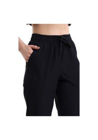 Resim Alpaka Pantolon Bel Lastikli - Siyah-7015 
