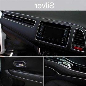 Resim Trendooze Turcoshop11 3m Gümüş Renk Kapı Aralığı Şeridi, Araç İç Dekorasyon Paneli 