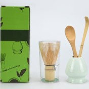 Resim 4 Adet Bambu Matcha Çırpma Seti Seramik Tutuculu - Geleneksel Japon Çay Çırpma Araçları, Matcha Latte Yapımı İçin İdeal, Noel, Cadılar Bayramı, Aziz Patrick Günü, Babalar Günü, Anneler Günü Gibi Tatiller İçin Mükemmel, Çay Çırpma Temelleri|Şık Bambu Tasarımı|Dayanıklı Bambu Yapısı, Matcha Çırpma Seti 