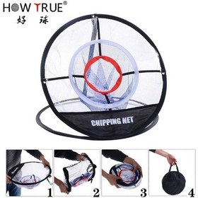 Resim Moveevo Golf İç/dış Mekan Vuruş Antrenman Ağı: Katlanabilir, Kolay Saklanabilir, Dayanıklı Malzeme İle Perfect Swing Eğitimi Siyah 