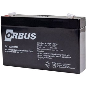 Resim Orbus 6v 7ah Akü 