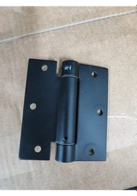 Resim Tek Yönlü Yaylı Menteşe Siyah Renk - 100 90 2,5mm - 30 Çift Diğer 