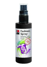 Resim Marabu Fashion Sprey Kumaş Boyası 100 Ml. Siyah 
