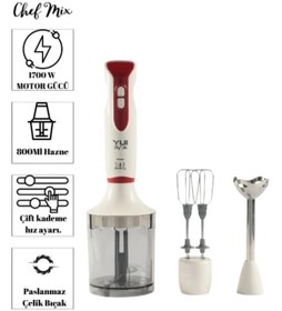 Resim Yui M52 Midiblender 1700W Paslanmaz Çelik 800 ML Kapasite 