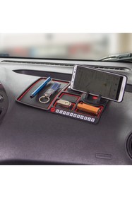 Resim Genel Markalar Otomobil, Araç Içi Torpido Kaydırmaz Telefon Tutucu Numaratör Organizeri 