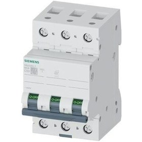 Resim Siemens - 3p 50a 6ka C Serisi Trifaze Anahtarlı Otomatik Sigorta 5sl6350-7 