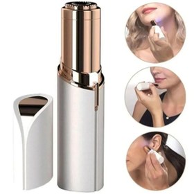 Resim byzm Ruj Şeklinde Yüz Tüy Temizleyici Tüy Alma Temizleme Brows Kaş Bıyık Tüy Epilasyon Aleti 