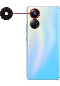Resim Realme Uyumlu 10 Pro Plus Rmx3686 Kamera Camı Üst 
