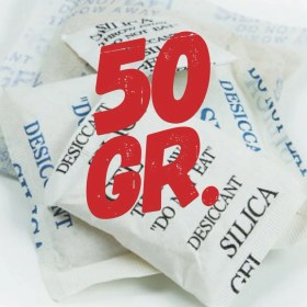Resim DeltaPacks 50 Gr Paket Silikajel - Nem Alıcı - Rutubet Giderici (20 Adet) 