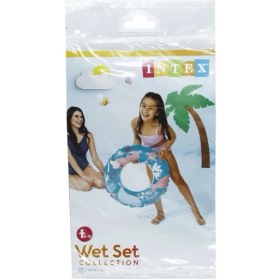 Resim MCM Group IS59242 Şeffaf Baskılı Simit 61 cm - 1 Adet Stokta Olan Gönderilir 