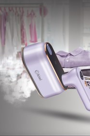 Resim Kiwi 2'si 1 Arada Buharlı Ütü & Dikey Ütü Kırışık Giderici Portatif Mor Ksı-646 