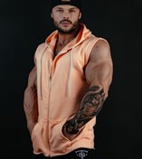 Resim TEAM USA Unisex Usa Stark Sport Zip-up Hoodie Peach 