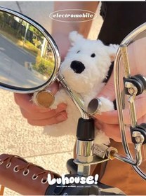 Resim Geeksen Motor Siklet Elektrikli Bisiklet Manyetik Dekorasyon Aksesuarı - Yedek Mıknatıs Çifti Köpek Figürü Hariç 