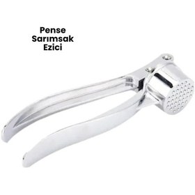 Resim Metal Sarımsak Ezici Açık Gri 