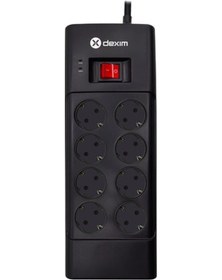 Resim Dexim Sp08dg 8port Akım Koruyucu Priz 
