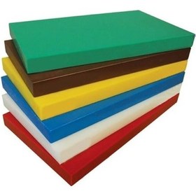 Resim Et Kesme Tahtası Polietilen Levha Kasap Şarküteri Kütüğü 50X30X4 N1113894 Çok Renkli 