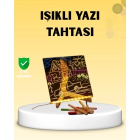 Resim Rivera Tech Rvrhb LED Işıklı Akrilik Yazı Tahtası Renkli Kalem Setiyle 