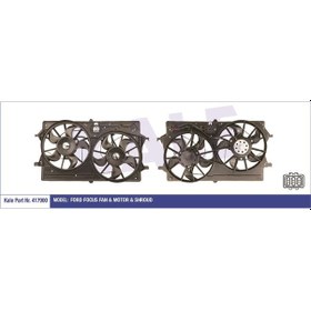 Resim KALE 417900 FAN MOTORU FOCUS DAVLUMBAZLI 280-220W-300-300mm 