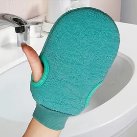 Resim 3 adet Scrub Mitt Seti: Banyoda Lekesiz Banyo İçin Zımpara Araçları 