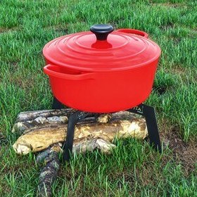 Resim Çınar Extreme 34 CM Latnox OX Ateş Üstü Izgara Kamp Ocağı 