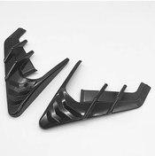 Resim Globalbloom Black 2pcs Tesla Model 3 Y 2018-2023 Kamera Dekoratif Kapakları Abs Karbon Fiber Korumalı 