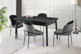Resim Lotus Açılır MDF Yemek Mutfak Masası 90x145cm 