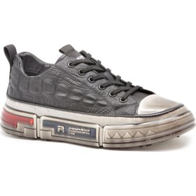 Resim MARCOMEN 18219 İTHAL FASHİON ERKEK DERİ SNEAKERS AYAKABI 