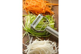 Resim Milena Life Pratik Paslanmaz Çelik Turbo Jülyen Meyve Sebze Soyucu Kesici Doğrayıcı Mutfak Gereçleri 