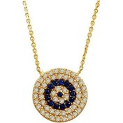 Resim Nazar Boncuklu Kolye 14 Ayar Altın 3.03 Gram 