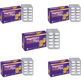 Resim Magnimore Plus 60 Tablet X 5 Adet 