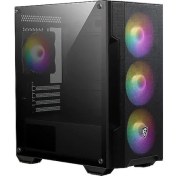 Resim Msı Mag Forge M100A 600W 80+ Akrilik Yan Panel 3X120MM 1X120MM Auto Rgb Fan Matx Gaming Bilgisayar Kasası 