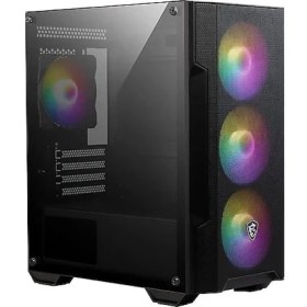 Resim Msı Mag Forge M100A 600W 80+ Akrilik Yan Panel 3X120MM 1X120MM Auto Rgb Fan Matx Gaming Bilgisayar Kasası 