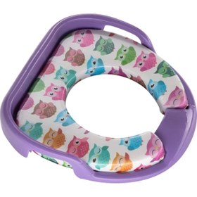 Resim Nemere Softy Jumbo Kids Çocuk-bebek Yanlardan Tutmalı Yumuşak Süngerli Klozet Kapağı Adaptörü Tech 