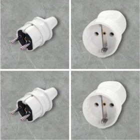 Resim Viko Topraklı Erkek Fiş 2 Adet + Viko Topraklı Dişi Fiş 2 Adet 