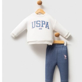 Resim U.S. Polo Assn. U.s. Polo Assn Kız Bebek Beyaz Takım Usb2774-c-v1 Beyaz 