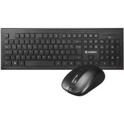 Resim KM-9675 Siyah Kablosuz 1600dpi Q Standart Klavye + Mouse Set Everest