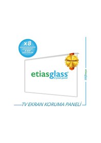 Resim Etiasglass 40" 102 Ekran Tv Ekran Koruyucu / 3 Mm Koruma Paneli 