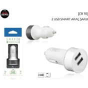Resim Subzero Cr70 Çift Usb Çıkışlı Hızlı Şarj Araç Oto Çakmaklık Şarj 