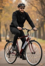 Resim Bisan Hardy 26 Jant 21 Vites Şehir Tur Bisikleti Bordo 