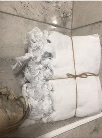 Resim Analı Kızlı Pike Banyo Havlu Seti 